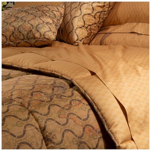 Trapunta Geo Morsetto Cuoio In Raso Di Cotone - Geo, 300 Gr /mq Colore Neutro Misura Matrimoniale - Foto 4