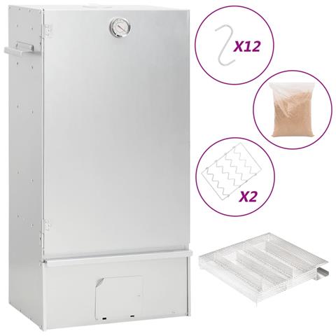 Forno Affumicatore BBQ Generatore Fumo Freddo Acciaio Zincato - Foto 1