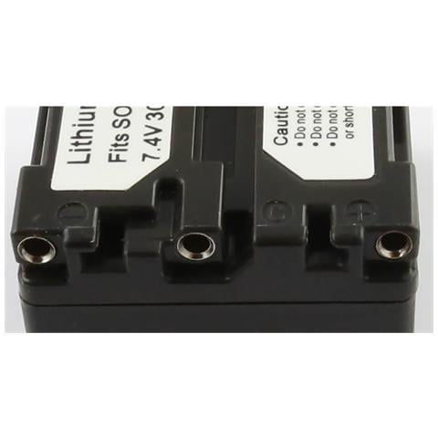 Batteria Per Sony Np-fm70 / Np-qm71 Videocamera Li-ion 7.4v 3000mah 22.2wh. 2wh - Foto 3