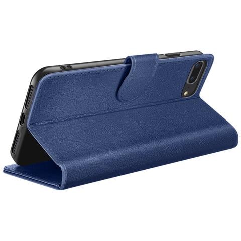 Custodia A Portafoglio Per Iphone 8 Plus / 7 Plus Supporto E Linguetta Magnetica, Blu Scuro - Foto 5