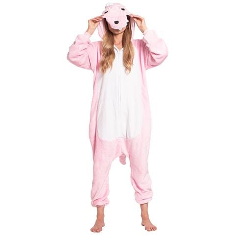 Pigiama Da Donna Tuta Intera Kigurumi Costume Dinosauro Rosa 165-175 L - Foto 2
