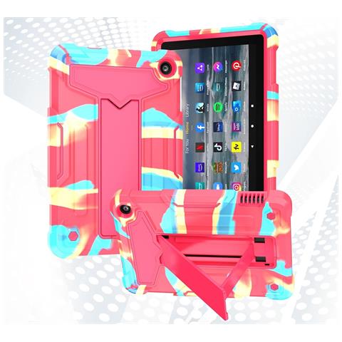 Custodia Per Amazon Fire 7 7.0"" Armatura Con Supporto Rosa - Foto 4