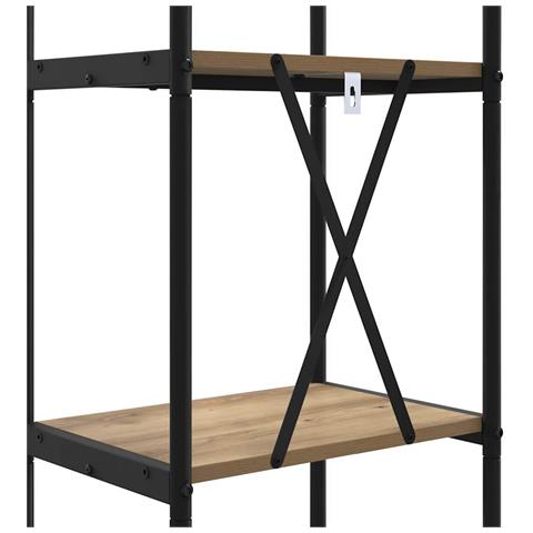 Libreria rovere artigianale 40 x 30 x 183 cm Legno multistrato - Foto 9