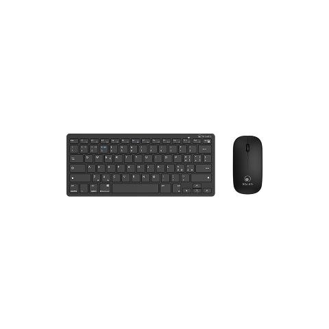 P013-LK-8955-WB tastiera Mouse incluso Ufficio RF senza fili + Bluetooth QWERTY Italiano Nero - Foto 1