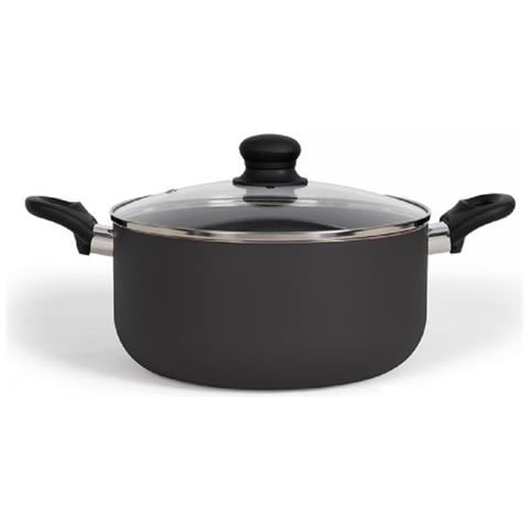 Pentola In Alluminio Da 24 Cm Con Coperchio - Mep150n - Foto 2