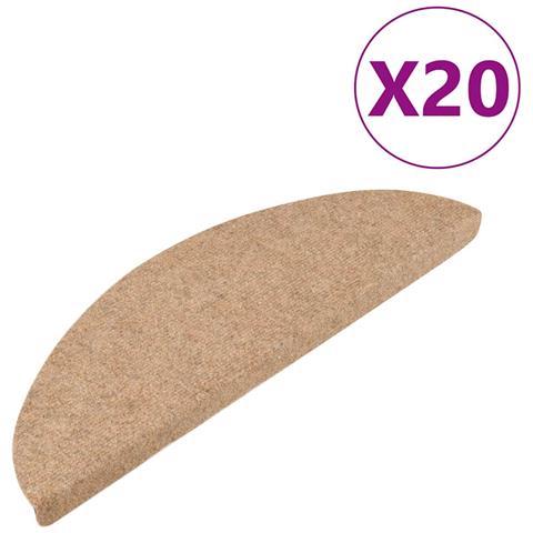 Tappetini Autoadesivi per Scale 20 pz Beige 56x17x3 cm - Foto 1