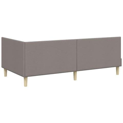 Struttura Letto Angolare con Materasso 2 pcs Talpa Tessuto - Foto 9
