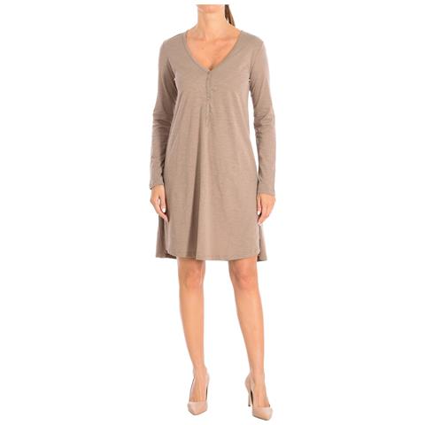 Abito Manica Lunga 3bcjv7044 Donna - Foto 1