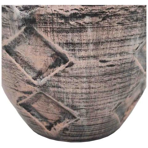 Vaso In Metallo Ramato 30,5x30,5x50,5h - Foto 5
