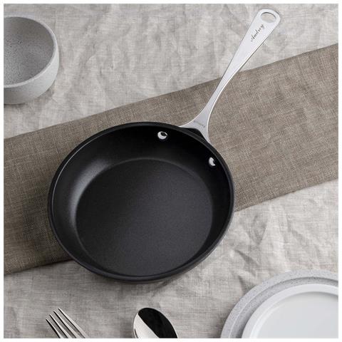 Audrey Padella Antiaderente 28 cm - Alluminio, adatta all'Induzione con Manico in Acciaio di design - Foto 2