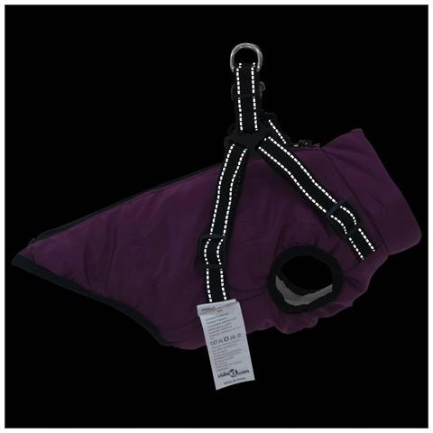 Cappotto per Cani con imbracatura Viola L32 Pile e Poliestere - Foto 9