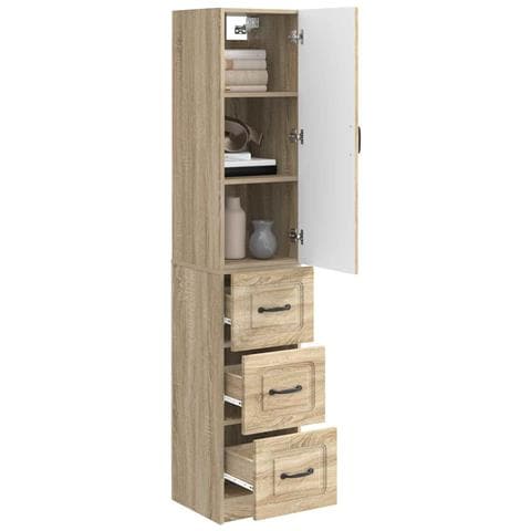 Set di armadi 2 pcs Rovere Sonoma 33 x 34,5 x 87 cm - Foto 2