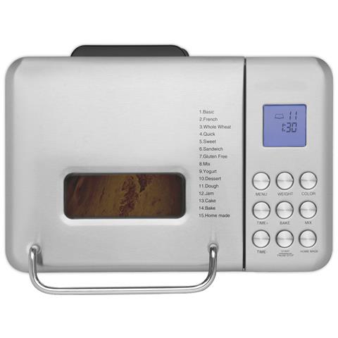 BAKE440 Macchina del Pane, 15 Programmi, Mantenimento Caldo, Ciotola Antiaderente Rimovibile, Display LCD, 600W - Foto 6