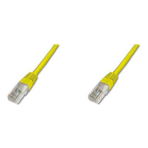 Cavo Rete Utp Cat. 5E Non Schermato 1 m - Giallo - Foto 1