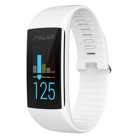 A360 Fitness Tracker Misura M Cardiofrequenzimetro, Contapassi, Calorie e Sonno + Notifiche con vibrazione - Bianco - Foto 1