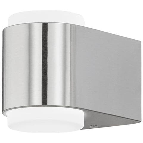 ELITRA Posacenere Da Parete Per Esterni – In Acciaio Inox – Altezza 29,2 Cm – Con Chiave Per Svuotamento – Colore Argento