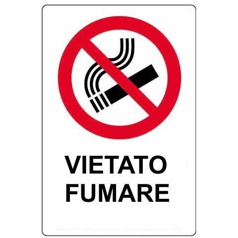 Cartello Segnaletico ""vietato Fumare"" In Pvc - Foto 1