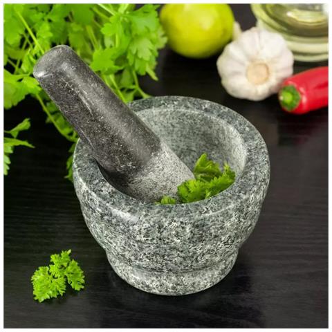 Set Di Malta E Pressino In Granito Durevole Kh-3358 - Foto 2