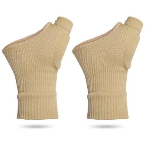 Guanti Compressivi Con Supporto Per Polso E Pollice 1 Paio Beige - Foto 1