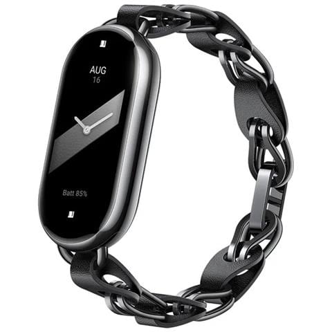 Smart Band Strap 8 Chain Strap Black - Foto 1