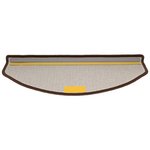 Tappetini Per Scale 10 Pz 65x24x4 Cm Marrone Caffè - Foto 2