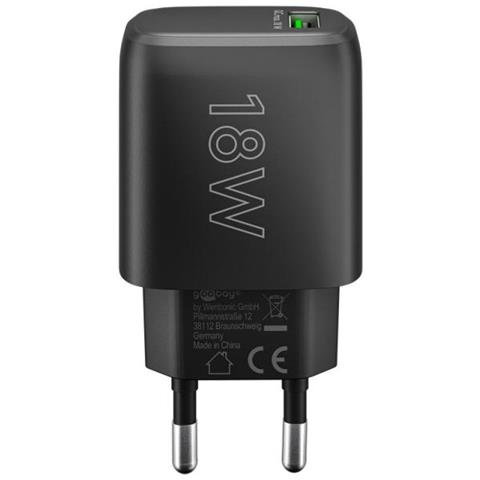 Caricabatterie Rapida IPW-USB-QB18B con Potenza 18W Colore Nero - Foto 2