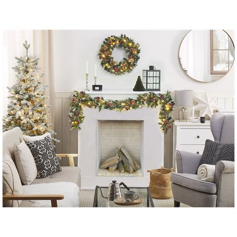 Festone Natalizio Innevato Led 180 Cm Paimio - Foto 1