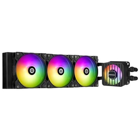 Dissipatore CPU LIQMAXFLO a Liquido per Socket Intel LGA 1150 / LGA 1151 / LGA 1155 / LGA 1156 / LGA 1200 / LGA 1366 / LGA 1700 / LGA 2011 / LGA 2011-v3 / LGA 2066 e Socket AMD AM4 / AM5 - Foto 1