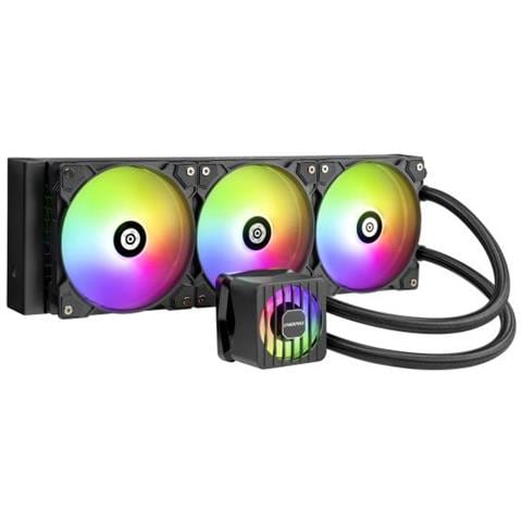 Dissipatore CPU LIQMAXFLO a Liquido per Socket Intel LGA 1150 / LGA 1151 / LGA 1155 / LGA 1156 / LGA 1200 / LGA 1366 / LGA 1700 / LGA 2011 / LGA 2011-v3 / LGA 2066 e Socket AMD AM4 / AM5 - Foto 2