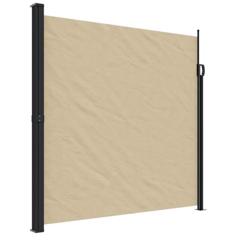 Tenda Da Sole Laterale Retrattile Beige 200x500 Cm - Foto 2