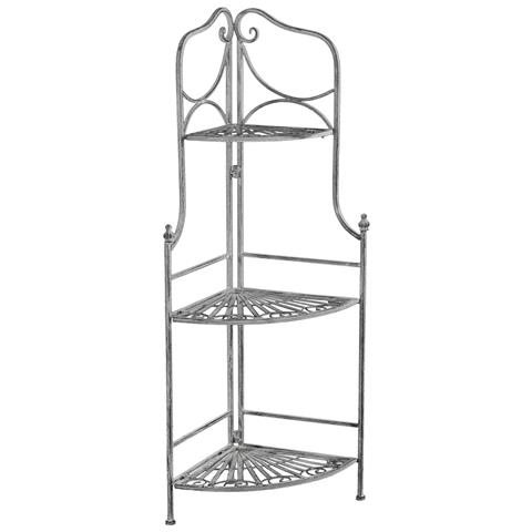 Étagère Scaffale A 3 Piani In Acciaio Laura - Darkslategray - Foto 1