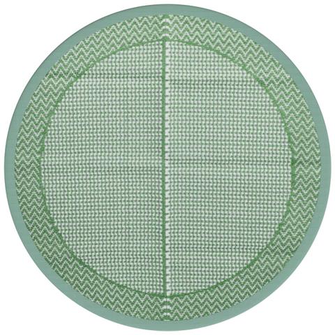 Tappeto Da Esterno Verde 160 Cm In Pp - Foto 2