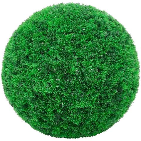 Sfere di Bosso Artificiale con Luci LED 2 pz Verdi 52 cm - Foto 2