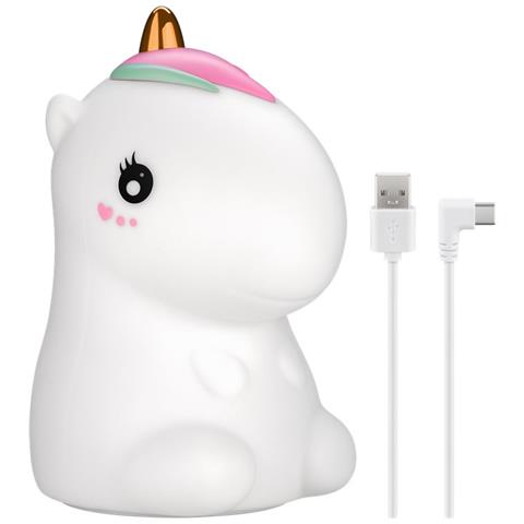 61649 luce da notte per bambino Libera installazione Nero, Bronzo, Colore menta, Rosa, Bianco LED - Foto 1