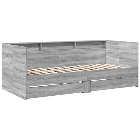 Divano Letto Con Cassetti Senza Materasso 90x200 Cm - Foto 3