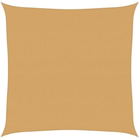 Vela Parasole 160 G/m Quadrata Sabbia 5x5 M In Hdpe - Foto 2