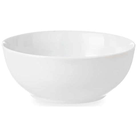 Dam Confezione 6 Ciotole In Porcellana 15,5 Cm 15,5x15,5x6,5 Cm. Colore Bianco - Foto 1