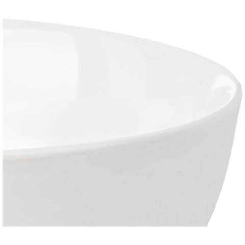 Dam Confezione 6 Ciotole In Porcellana 15,5 Cm 15,5x15,5x6,5 Cm. Colore Bianco - Foto 4