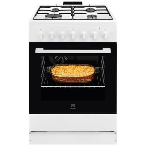 Cucina LKK620010W con 4 Zone Cottura a Gas Forno Elettrico Capacità 57 L Colore Bianco Classe A - Foto 1