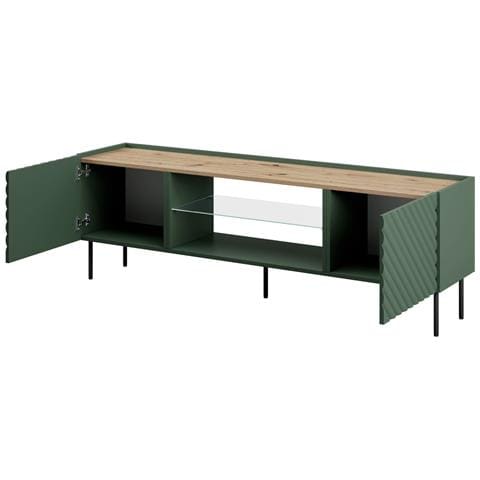 EF ONDA Armadio RTV 180,5x40xH58,39 verde (in piedi o a parete) - Foto 2