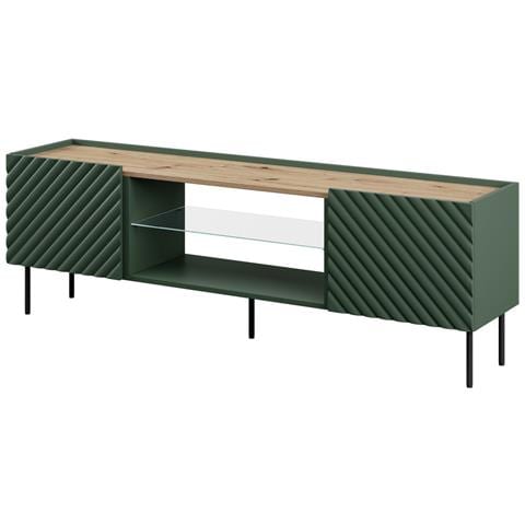 EF ONDA Armadio RTV 180,5x40xH58,39 verde (in piedi o a parete) - Foto 1