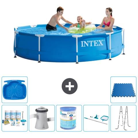 Piscina Fuori Terra - In Giro - 305x76 Cm - Blu - Include Accessori Coordinati A1507 - Foto 1