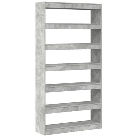 Libreria Grigia Legno ingegnerizzato 100 x 30 x 198 cm Libreria - Foto 1
