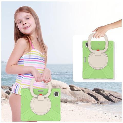Custodia Per Ipad Air 5/air 4 10.9” Con Supporto E Tracolla Verde - Foto 2