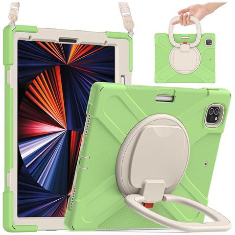 Custodia Per Ipad Air 5/air 4 10.9” Con Supporto E Tracolla Verde - Foto 1