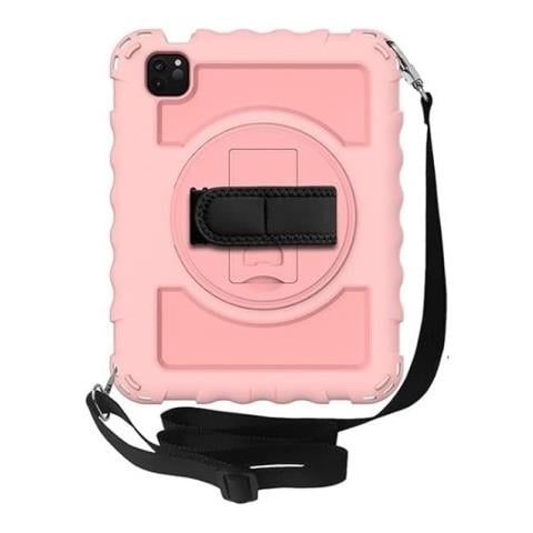 Custodia Per Samsung Tab A 10.1"" 2019 Con Supporto E Tracolla Rosa - Foto 2