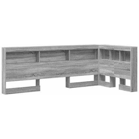 Testata contenitore Grigio sonoma 90 cm Legno multistrato - Foto 1