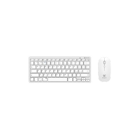 P013-LK-8955-WW tastiera Mouse incluso Ufficio RF senza fili + Bluetooth QWERTY Italiano Bianco - Foto 1