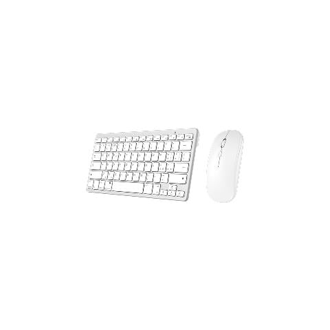 P013-LK-8955-WW tastiera Mouse incluso Ufficio RF senza fili + Bluetooth QWERTY Italiano Bianco - Foto 2