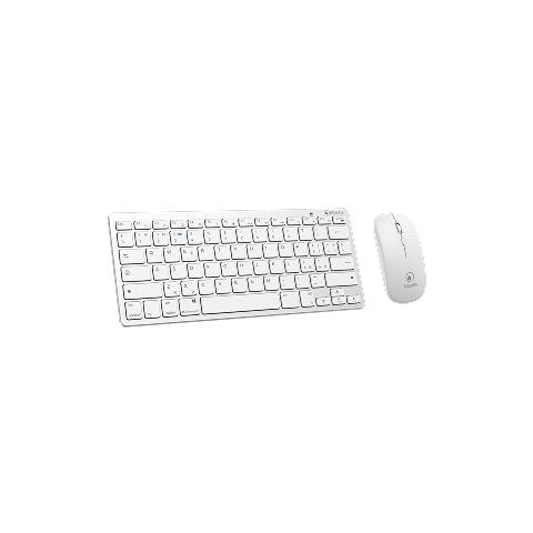 P013-LK-8955-WW tastiera Mouse incluso Ufficio RF senza fili + Bluetooth QWERTY Italiano Bianco - Foto 4